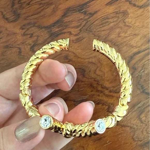 My Flat in London Gold Rope bangle Bracelet - Picture 4 of 8